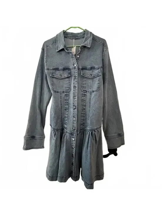 NWT Free People Roadhouse Mini Dress size XL - Picture 3 of 9